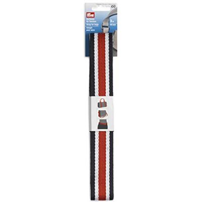 Prym 965215 Gurtband für Taschen 40mm blau/weiß/rot Prym 965215 Gurtband für Taschen 40mm blau/weiß/rot