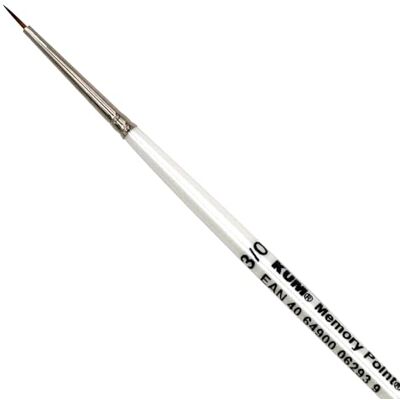 KUM 5145911 Aquarellpinsel Memory Point Rund Größe 3/0, 1 Künstlerpinsel KUM 5145911 Aquarellpinsel Memory Point Rund Größe 3/0, 1 Künstlerpinsel