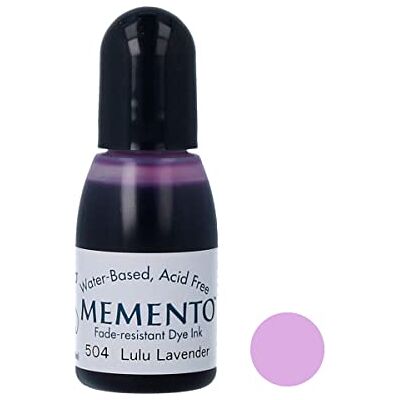 Tsukineko Memento Refill Nachfülltinte 15 ml Violett, Lulu Lavender Zubehör Reinker für Memento Stempelkissen Tsukineko Memento Refill Nachfülltinte 15 ml Violett, Lulu Lavender Zubehör Reinker für Memento Stempelkissen