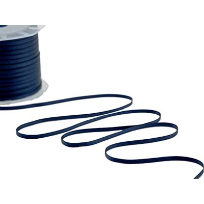 Furlanis Doppelsatinband, Italienische Gewebe Nachtblau, 3 mm x 50 m Furlanis Doppelsatinband, Italienische Gewebe Nachtblau, 3 mm x 50 m