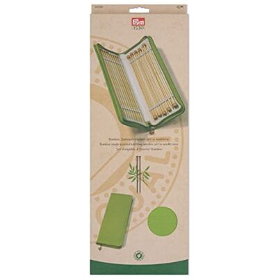 Prym 222930 Jackenstricknadel BAMBUS Set grün 3,0-8/33 Prym 222930 Jackenstricknadel BAMBUS Set grün 3,0-8/33