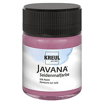 KREUL 8117 Javana Seidenmalfarbe im 50 ml Glas, bordeaux, hochpigmentierte und brillante Farbe auf Wasserbasis, mit fließend flüssigem Charakter, dringt tief in die Fasern ein KREUL 8117 Javana Seidenmalfarbe im 50 ml Glas, bordeaux, hochpigmentierte und brillante Farbe auf Wasserbasis, mit fließend flüssigem Charakter, dringt tief in die Fasern ein