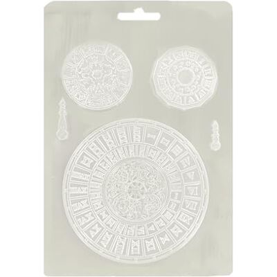 Stamperia Soft Mould A5 for Scrapbooking, Albums, Bullet Journals and More, Suitable for Soft Clay, Ceramic Powder and More, Perfect for Hobbies, Crafts and Gifting (Venice, City of Art Clocks) Stamperia Soft Mould A5 for Scrapbooking, Albums, Bullet Journals and More, Suitable for Soft Clay, Ceramic Powder and More, Perfect for Hobbies, Crafts and Gifting (Venice, City of Art Clocks)