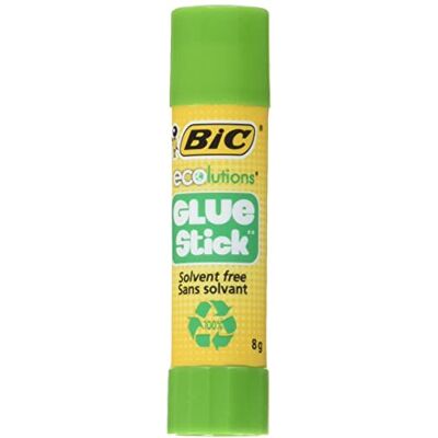 BIC Ecolutions Klebestift, 8 g, Farben sortiert, 5 Stück BIC Ecolutions Klebestift, 8 g, Farben sortiert, 5 Stück