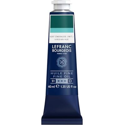 Lefranc Bourgeois 301778 Feine Ölfarbe in hervorragender Qualität,lichtecht mit gleichmäßige Konsistenz, 40ml Tube, ideal für Keilrahmen, Leinwand, Malkarton Türkisblau Lefranc Bourgeois 301778 Feine Ölfarbe in hervorragender Qualität,lichtecht mit gleichmäßige Konsistenz, 40ml Tube, ideal für Keilrahmen, Leinwand, Malkarton Türkisblau