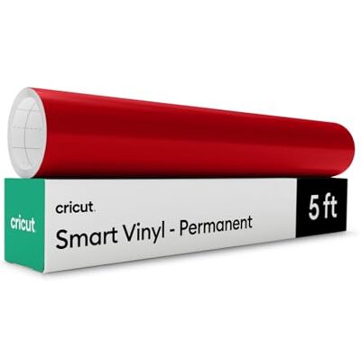 Cricut Smart Vinyl – Permanent, Rot – 33 cm x 152,4 cm – Großpackung Cricut Smart Vinyl – Permanent, Rot – 33 cm x 152,4 cm – Großpackung