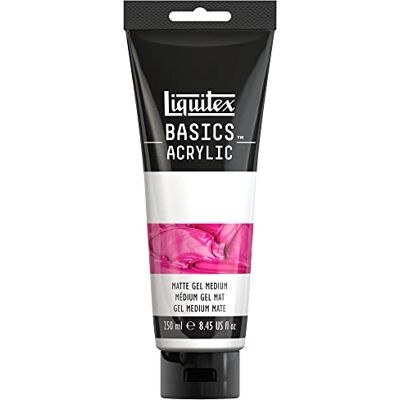Liquitex 8870311 Basics Acrylfarbe Mattes Gelmedium, dickflüssiges Malmittel für Acrylfarbe, behält Pinselstriche, verbessert die Mischbarkeit 250ml Tube Liquitex 8870311 Basics Acrylfarbe Mattes Gelmedium, dickflüssiges Malmittel für Acrylfarbe, behält Pinselstriche, verbessert die Mischbarkeit 250ml Tube