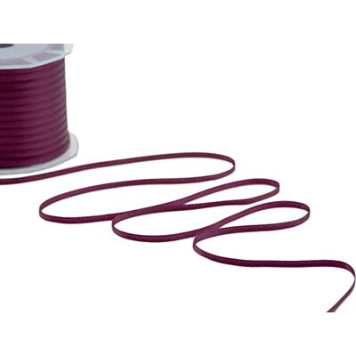 Furlanis Doppelsatinband, Italienische Gewebe Dunkel Burgunderrot, 3 mm x 50 m Furlanis Doppelsatinband, Italienische Gewebe Dunkel Burgunderrot, 3 mm x 50 m
