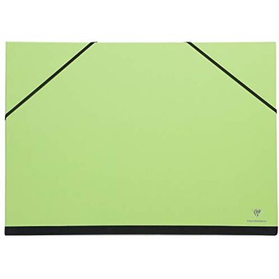 Clairefontaine 144804C Zeichenmappe Maya mit Gummizugverschluß, praktisch und robust, 28 x 38cm, 1 Stück, grün Clairefontaine 144804C Zeichenmappe Maya mit Gummizugverschluß, praktisch und robust, 28 x 38cm, 1 Stück, grün