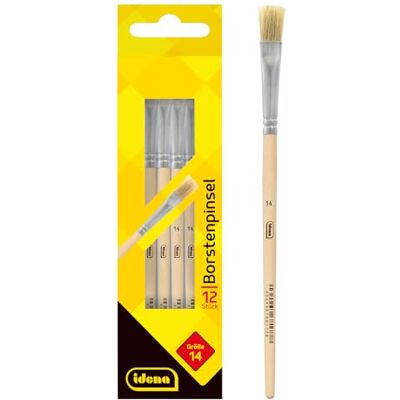 Idena Modell 90099 Natürliche Holzpinsel-Set - Malpinsel Idena Modell 90099 Natürliche Holzpinsel-Set - Malpinsel