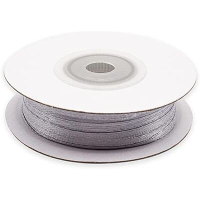 Decoraparty Silbernes Satinband 3 mm Rolle mit L 50 Meter Band für Geschenkidee Hochzeit Taufe Kommunion Weihnachten Neujahr Gastgeschenk Spule Decoraparty Silbernes Satinband 3 mm Rolle mit L 50 Meter Band für Geschenkidee Hochzeit Taufe Kommunion Weihnachten Neujahr Gastgeschenk Spule