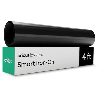 Cricut Transferfolie Textil Schwarz 1.2m Übertragungsvinyl-Rolle Flexfolie zum Aufbügeln auf T-Shirt Für alle Schneidemaschinen geeignet Joy Xtra Smart HTV Iron-ON Cricut Transferfolie Textil Schwarz 1.2m Übertragungsvinyl-Rolle Flexfolie zum Aufbügeln auf T-Shirt Für alle Schneidemaschinen geeignet Joy Xtra Smart HTV Iron-ON
