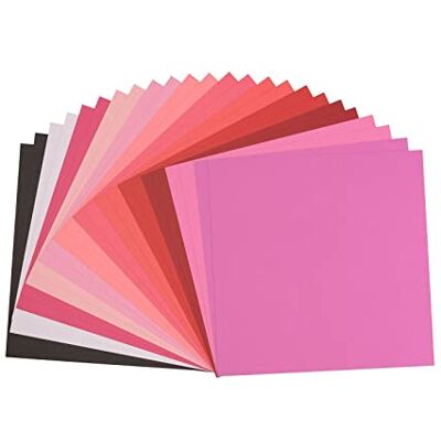 Creative Florence Cardstock Papier, Farbenmix Valentin, 216 Gramm/m², Quadratisch, 30,5 x 30,5 cm, 24 Stück, Textur, für Scrapbooking, Kartenherstellung, Stanzen und andere Papierbasteleien Creative Florence Cardstock Papier, Farbenmix Valentin, 216 Gramm/m², Quadratisch, 30,5 x 30,5 cm, 24 Stück, Textur, für Scrapbooking, Kartenherstellung, Stanzen und andere Papierbasteleien