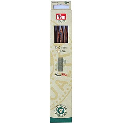 Prym 223171 Strumpfstricknadeln NATURAL 20 cm 8,00 mm Prym 223171 Strumpfstricknadeln NATURAL 20 cm 8,00 mm