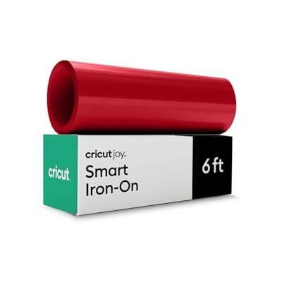 Cricut Transferfolie Textil Rot 1.8m Übertragungsvinyl-Rolle Flexfolie zum Aufbügeln auf T-Shirt Für alle Schneidemaschinen geeignet Joy Smart HTV Iron-ON Cricut Transferfolie Textil Rot 1.8m Übertragungsvinyl-Rolle Flexfolie zum Aufbügeln auf T-Shirt Für alle Schneidemaschinen geeignet Joy Smart HTV Iron-ON