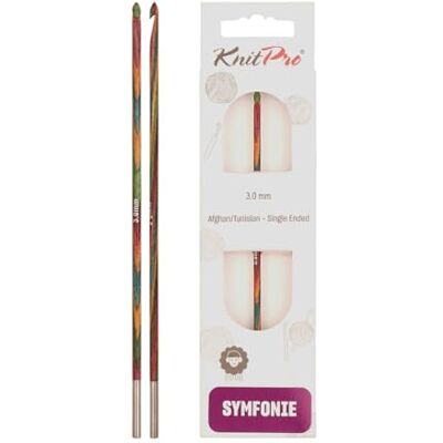 KnitPro Symfonie Afghanische/Tunesische Häkelnadeln 3mm KnitPro Symfonie Afghanische/Tunesische Häkelnadeln 3mm