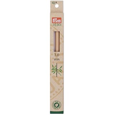 Prym 197614 Woll-Häkelnadel BAMBUS 15 cm 7,0 mm, natur Prym 197614 Woll-Häkelnadel BAMBUS 15 cm 7,0 mm, natur
