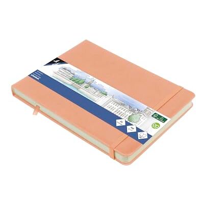 Kangaro Art Skizzenbuch A5 landscape altrosa PU Hardcover 80 Blatt 140 Gramm cremefarbenes Papier, Rosa Kangaro Art Skizzenbuch A5 landscape altrosa PU Hardcover 80 Blatt 140 Gramm cremefarbenes Papier, Rosa