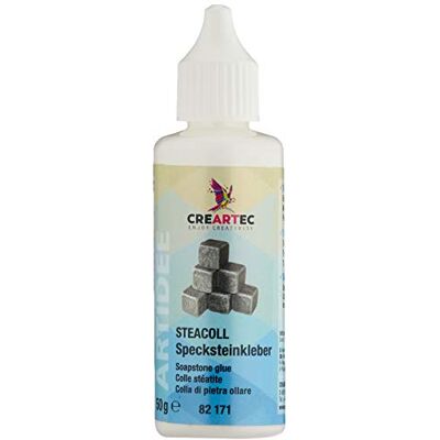CREARTEC Specksteinkleber Ideal zur Verklebung von Speckstein-Ornamenten Füllmenge: 50 g Made in Germany CREARTEC Specksteinkleber Ideal zur Verklebung von Speckstein-Ornamenten Füllmenge: 50 g Made in Germany