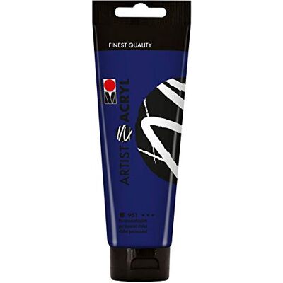 Marabu 12200044951 Artist Acryl, Permanentviolett 120 ml, feine Acrylfarbe in Künstlerqualität, auf Wasserbasis, pastose Konsistenz, hoch pigmentiert, sehr gute Brillanz und Deckkraft Marabu 12200044951 Artist Acryl, Permanentviolett 120 ml, feine Acrylfarbe in Künstlerqualität, auf Wasserbasis, pastose Konsistenz, hoch pigmentiert, sehr gute Brillanz und Deckkraft