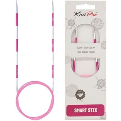 KnitPro - SmartStix Rundpinde Aluminium - Pink - 100cm - 3,25mm - Nadeln KnitPro - SmartStix Rundpinde Aluminium - Pink - 100cm - 3,25mm - Nadeln