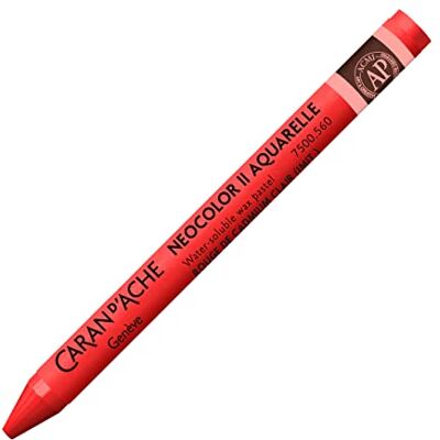 Caran d'Ache NEOCOLOR II 560 HELL/CADMIUM RED (7500.560) / Pastelle 10 Stück (1er Pack)/ aus Wasservermalbarem Wachs/Für Papier Karton Glas Holz Leder Stoff Stein Caran d'Ache NEOCOLOR II 560 HELL/CADMIUM RED (7500.560) / Pastelle 10 Stück (1er Pack)/ aus Wasservermalbarem Wachs/Für Papier Karton Glas Holz Leder Stoff Stein