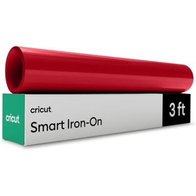 Cricut Smart Vinyl Plotterfolie Textil Rot 0.9m Übertragungsvinyl-Rolle Flexfolie zum Aufbügeln auf T-Shirt Für alle Schneidemaschinen geeignet Cricut Smart Vinyl Plotterfolie Textil Rot 0.9m Übertragungsvinyl-Rolle Flexfolie zum Aufbügeln auf T-Shirt Für alle Schneidemaschinen geeignet