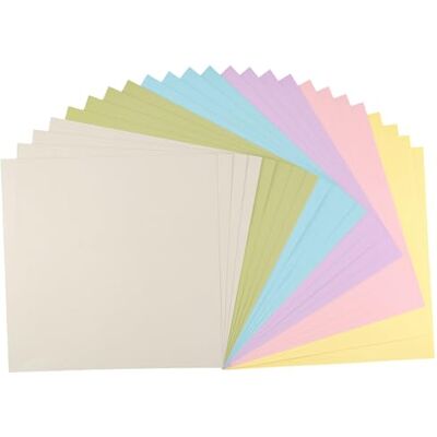 Creative Florence Selbstklebend Cardstock Quadratisch Bastelpapier 30,5 x 30,5 cm Farbenmix 24 Stück Bedruckbares Papier zum Basteln und Hobbyprojekte Creative Florence Selbstklebend Cardstock Quadratisch Bastelpapier 30,5 x 30,5 cm Farbenmix 24 Stück Bedruckbares Papier zum Basteln und Hobbyprojekte