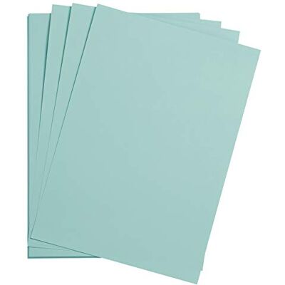 Clairefontaine 975269C Packung mit 25 Bastelkartons Maya, 185g, DIN A4, 21 x 29,7cm, 1 Pack, türkis Clairefontaine 975269C Packung mit 25 Bastelkartons Maya, 185g, DIN A4, 21 x 29,7cm, 1 Pack, türkis