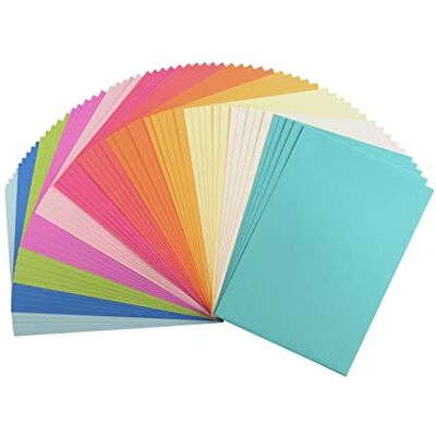 Creative 2927-302 Florence Cardstock Papier, Farbenmix Sommer, 216 Gramm/m², DIN A4, 60 Stück, Textur, für Scrapbooking, Kartenherstellung, Stanzen und andere Papierbasteleien, Multi Creative 2927-302 Florence Cardstock Papier, Farbenmix Sommer, 216 Gramm/m², DIN A4, 60 Stück, Textur, für Scrapbooking, Kartenherstellung, Stanzen und andere Papierbasteleien, Multi