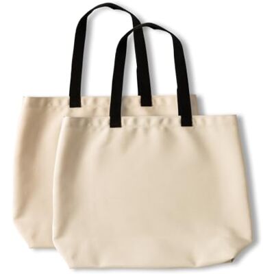Cricut Tragetasche, mittelgroße schlichte Tasche. ideal zum Einkaufen, Bedrucken und Dekorieren. leichte, wiederverwendbare Taschen aus Canvas-Stoff 2 x mittelgroße Tragetaschen Cricut Tragetasche, mittelgroße schlichte Tasche. ideal zum Einkaufen, Bedrucken und Dekorieren. leichte, wiederverwendbare Taschen aus Canvas-Stoff 2 x mittelgroße Tragetaschen