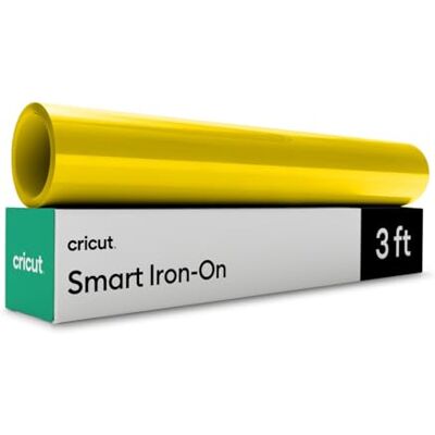 Cricut Smart Vinyl Plotterfolie Textil Maisgelb 0.9m Übertragungsvinyl-Rolle Flexfolie zum Aufbügeln auf T-Shirt Für alle Schneidemaschinen geeignet Cricut Smart Vinyl Plotterfolie Textil Maisgelb 0.9m Übertragungsvinyl-Rolle Flexfolie zum Aufbügeln auf T-Shirt Für alle Schneidemaschinen geeignet