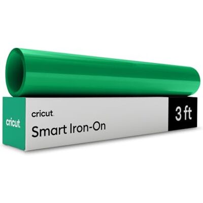 Cricut Smart Vinyl Plotterfolie Textil Grasgrün 0.9m Übertragungsvinyl-Rolle Flexfolie zum Aufbügeln auf T-Shirt Für alle Schneidemaschinen geeignet Cricut Smart Vinyl Plotterfolie Textil Grasgrün 0.9m Übertragungsvinyl-Rolle Flexfolie zum Aufbügeln auf T-Shirt Für alle Schneidemaschinen geeignet