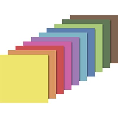 BRUNNEN HEYDA Faltblätter 10x10cm 60g 100Bl sort BRUNNEN HEYDA Faltblätter 10x10cm 60g 100Bl sort