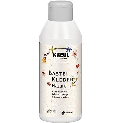 KREUL 49372 Bastelkleber Nature, 250 ml, auf Wasserbasis, lösemittelfrei, geruchsneutral, nachhaltiger vielseitiger Dekokleber für Kinder KREUL 49372 Bastelkleber Nature, 250 ml, auf Wasserbasis, lösemittelfrei, geruchsneutral, nachhaltiger vielseitiger Dekokleber für Kinder