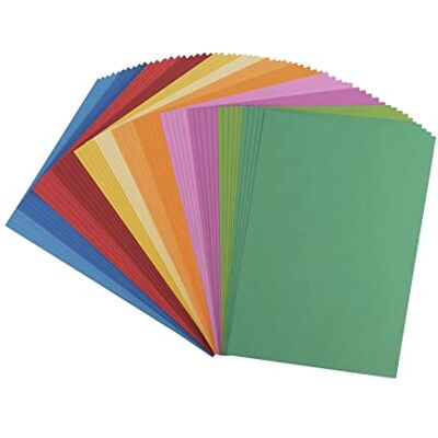 Creative 2927-308 Florence Cardstock Papier, Farbenmix Basic, 216 Gramm/m², DIN A4, 60 Stück, Textur, für Scrapbooking, Kartenherstellung, Stanzen und andere Papierbasteleien, Multi Creative 2927-308 Florence Cardstock Papier, Farbenmix Basic, 216 Gramm/m², DIN A4, 60 Stück, Textur, für Scrapbooking, Kartenherstellung, Stanzen und andere Papierbasteleien, Multi
