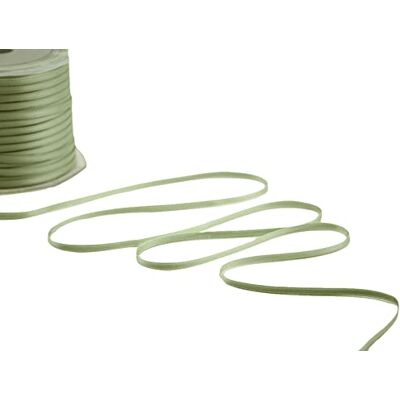Furlanis Doppelsatinband, Italienische Gewebe Balugrün, 3 mm x 50 m Furlanis Doppelsatinband, Italienische Gewebe Balugrün, 3 mm x 50 m