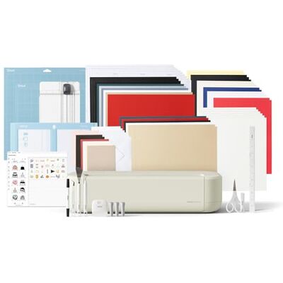 Cricut Explore® 5 Deluxe Bundle + Digitale Inhalte. Intelligente Schneidemaschine – perfekt für Projekte wie individuelle Vinyl-Aufkleber, T-Shirts, vollfarbige Sticker, Karten und mehr. Cricut Explore® 5 Deluxe Bundle + Digitale Inhalte. Intelligente Schneidemaschine – perfekt für Projekte wie individuelle Vinyl-Aufkleber, T-Shirts, vollfarbige Sticker, Karten und mehr.