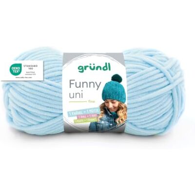 Gründl Wolle Funny uni Chenille Wolle 1 Knäuel 100 g, Pastellblau dicke weiche Chenille Wolle zum Häkeln Kuschelig und hautfreundlich 100 % Polyester 100 g / 120 m Nadelstärke 5 6 Gründl Wolle Funny uni Chenille Wolle 1 Knäuel 100 g, Pastellblau dicke weiche Chenille Wolle zum Häkeln Kuschelig und hautfreundlich 100 % Polyester 100 g / 120 m Nadelstärke 5 6