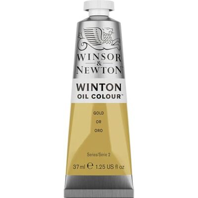 Winsor & Newton 1414283 Winton Ölfarbe Gold 37 ml Tube, hochwertige feine Ölfarbe, lichtbeständig, hohe Deckkraft & pigmentreich Winsor & Newton 1414283 Winton Ölfarbe Gold 37 ml Tube, hochwertige feine Ölfarbe, lichtbeständig, hohe Deckkraft & pigmentreich