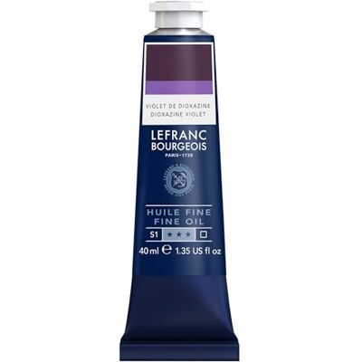 Lefranc Bourgeois 301768 Feine Ölfarbe in hervorragender Qualität,lichtecht mit gleichmäßige Konsistenz, 40ml Tube, ideal für Keilrahmen, Leinwand, Malkarton Rotviolett Lefranc Bourgeois 301768 Feine Ölfarbe in hervorragender Qualität,lichtecht mit gleichmäßige Konsistenz, 40ml Tube, ideal für Keilrahmen, Leinwand, Malkarton Rotviolett