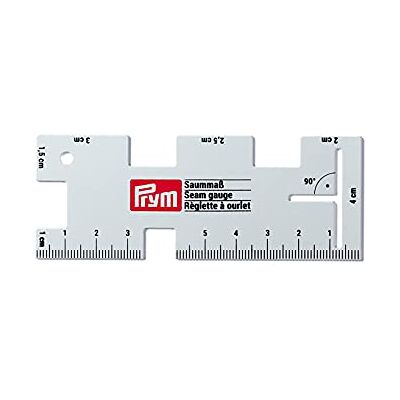 Prym , Metall, 14,8 x 7,2 x 2,5 cm 610736 Saummaß, metallisch, 14.8 x 7.2 x 2.5 cm, Metallo Prym , Metall, 14,8 x 7,2 x 2,5 cm 610736 Saummaß, metallisch, 14.8 x 7.2 x 2.5 cm, Metallo
