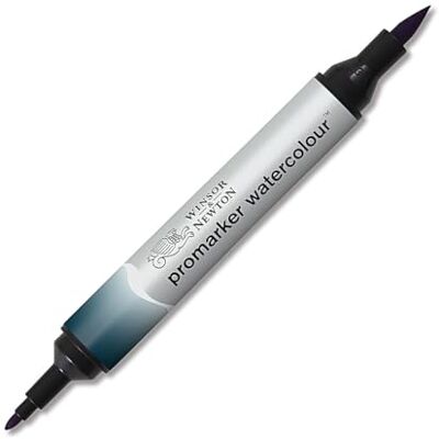 Winsor & Newton 0201322 Aquarellmarker 2 Spitzen, Pinsel- und feiner Spitze, lichtecht, hochpigmentierte Aquarellfarben für Kalligrafie, Zeichnungen Indigo Winsor & Newton 0201322 Aquarellmarker 2 Spitzen, Pinsel- und feiner Spitze, lichtecht, hochpigmentierte Aquarellfarben für Kalligrafie, Zeichnungen Indigo