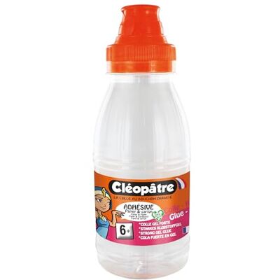 Cléopâtre Cléopatre Transparentkleber Stark Klebend Gelkleber Ideal für Papier und Pappe, Schularbeiten ab 6 Jahren Nachfüllpackung 250g Cléopâtre Cléopatre Transparentkleber Stark Klebend Gelkleber Ideal für Papier und Pappe, Schularbeiten ab 6 Jahren Nachfüllpackung 250g