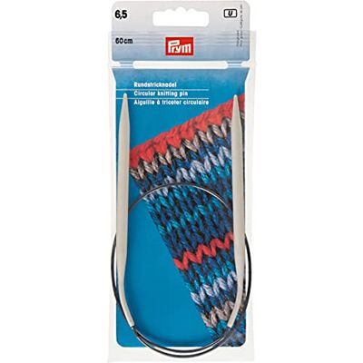 Prym 211374 Rundstricknadeln ALU 60 cm 6,50 mm grau Prym 211374 Rundstricknadeln ALU 60 cm 6,50 mm grau