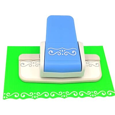 Kucaa Handgefertigter Scrapbooking Randlocher ausgefallener Randlocher S-Form Design DIY Papierschneider(S-Form) Kucaa Handgefertigter Scrapbooking Randlocher ausgefallener Randlocher S-Form Design DIY Papierschneider(S-Form)