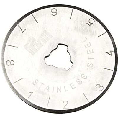 Prym 611373 Ersatzklinge für Rollschneider Mini 28 mm, Edelstahl, Silber, Prym 611373 Ersatzklinge für Rollschneider Mini 28 mm, Edelstahl, Silber,