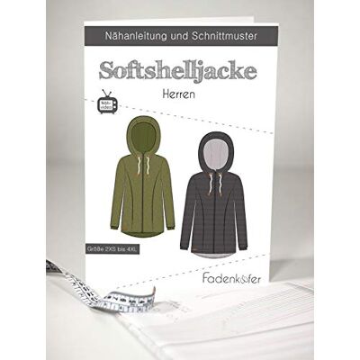 Fadenkäfer Schnittmuster und Nähanleitung Herren Softshelljacke Fadenkäfer Schnittmuster und Nähanleitung Herren Softshelljacke