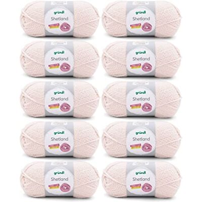 Gründl Wolle Shetland Winterwolle 10 Knäuel 100 g, Creme Melange Dicke Wolle zum Häkeln und Stricken Weich und wärmend 80 % Polyacryl, 20 % Wolle 100 g / 170 m Nadelstärke 7-8 Gründl Wolle Shetland Winterwolle 10 Knäuel 100 g, Creme Melange Dicke Wolle zum Häkeln und Stricken Weich und wärmend 80 % Polyacryl, 20 % Wolle 100 g / 170 m Nadelstärke 7-8