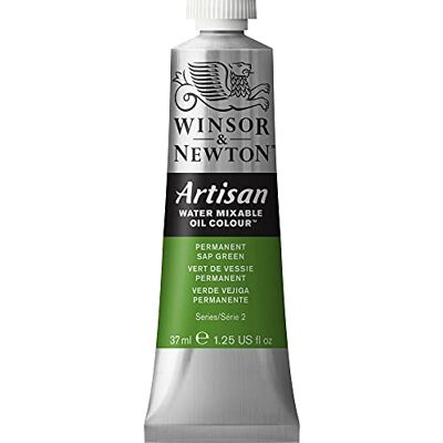 Winsor & Newton 1514503 Artisan wassermischbare Ölfarbe, hohe Pigmentkonzentration, gute Deckkraft & Lichtechtheit 37ml Tube, Permanentsaftgrün Winsor & Newton 1514503 Artisan wassermischbare Ölfarbe, hohe Pigmentkonzentration, gute Deckkraft & Lichtechtheit 37ml Tube, Permanentsaftgrün